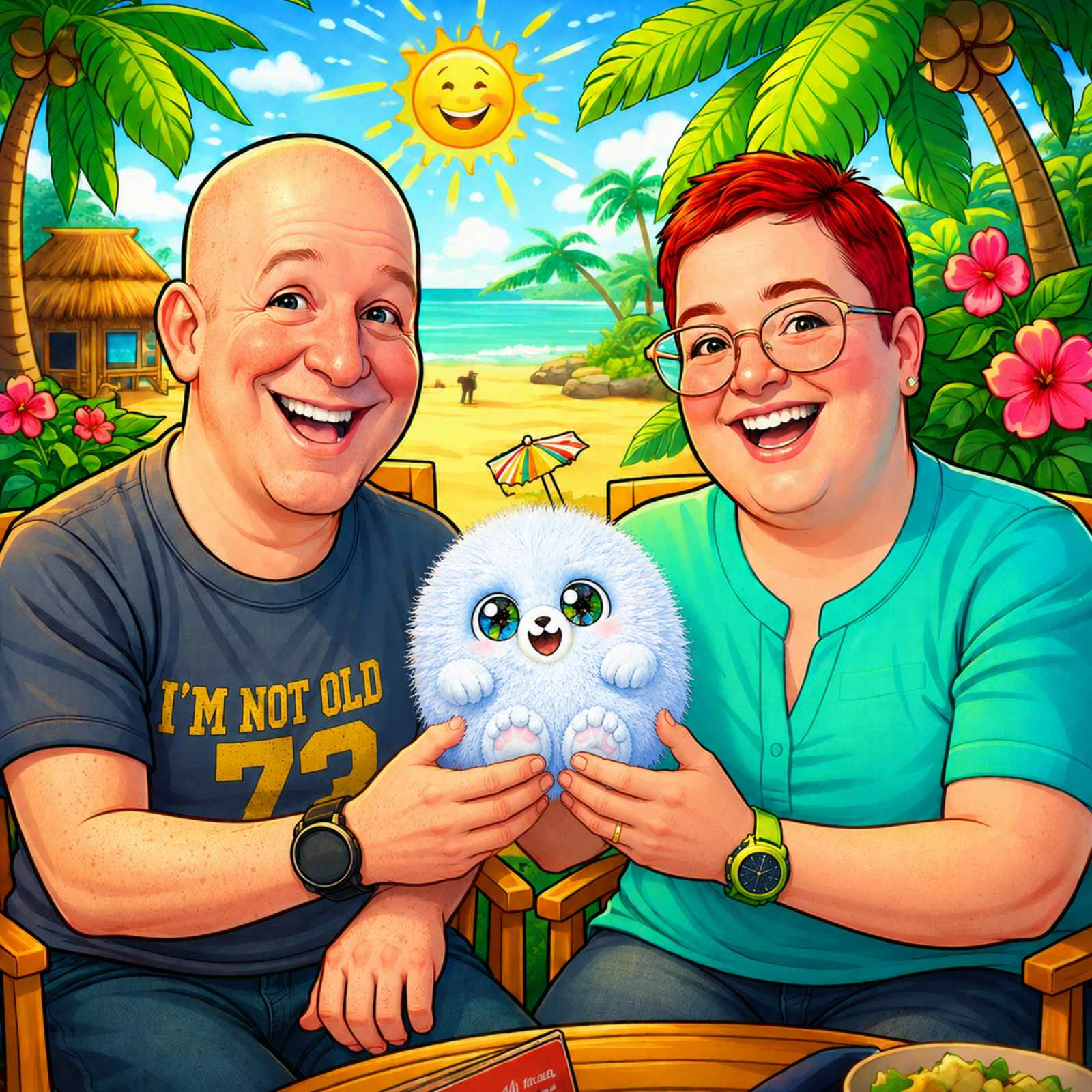 La-BOBO animatorka in njen mož na otroškem dogodku